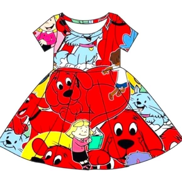 Cuteness Everywhere Dresses Newclifford The Big Red Dog Dress